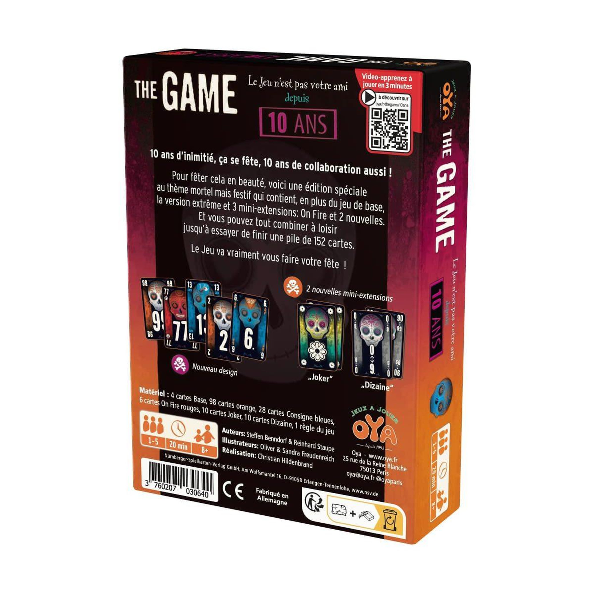 Voir la diapositive 2 : OYA The game integral edition 10 ans