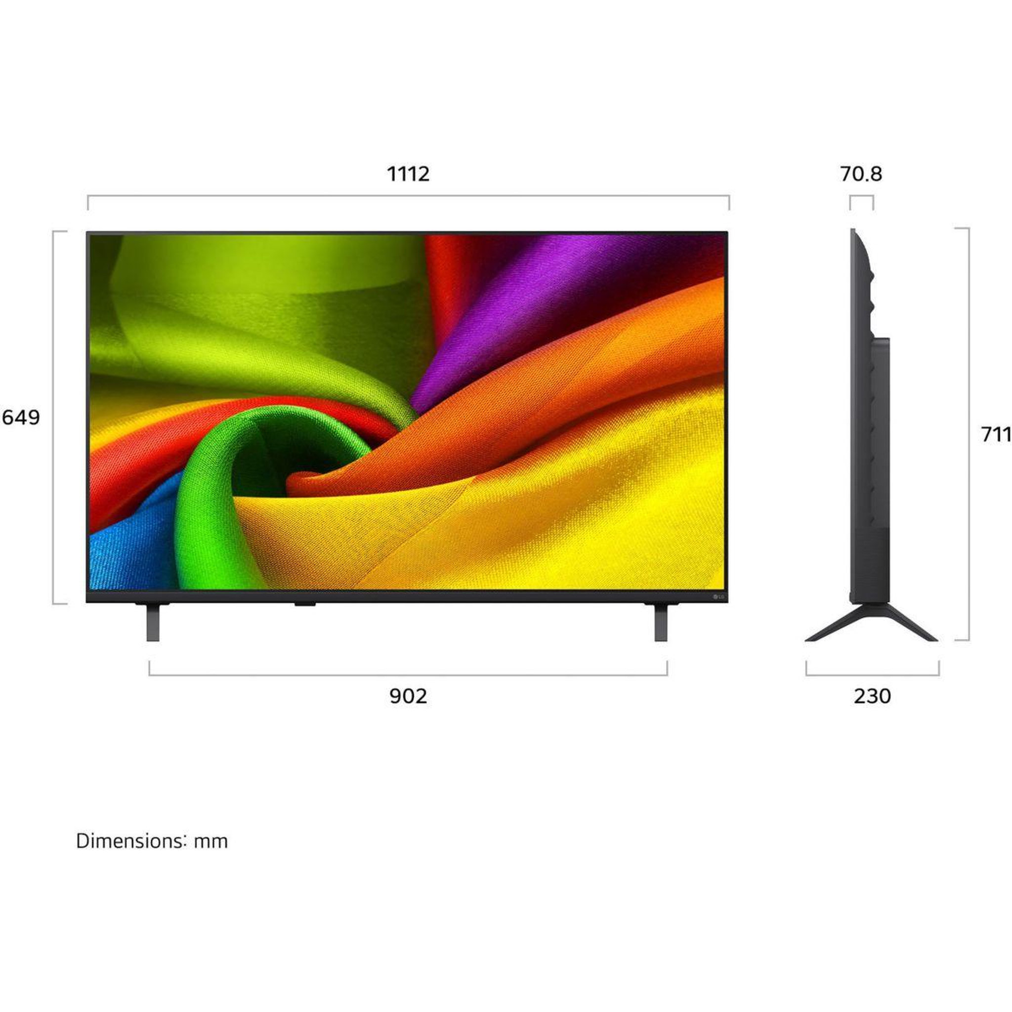 Voir la diapositive 2 : LG Tv led 50nu850b6 (2026) 50  (127 cm)