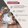 Voir la diapositive 3 : Fackelmann Ensemble de 2 Tamis de cuisine inox extra fin 18 cm de diamètre Fackelmann Basic