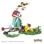 MEGA  Figurines Pokémon Pikachu, Roucool et Moumouton à construire MEGA