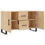 Voir la diapositive 5 : VIDAXL Buffet chene sonoma 100x36x60 cm bois d'ingenierie