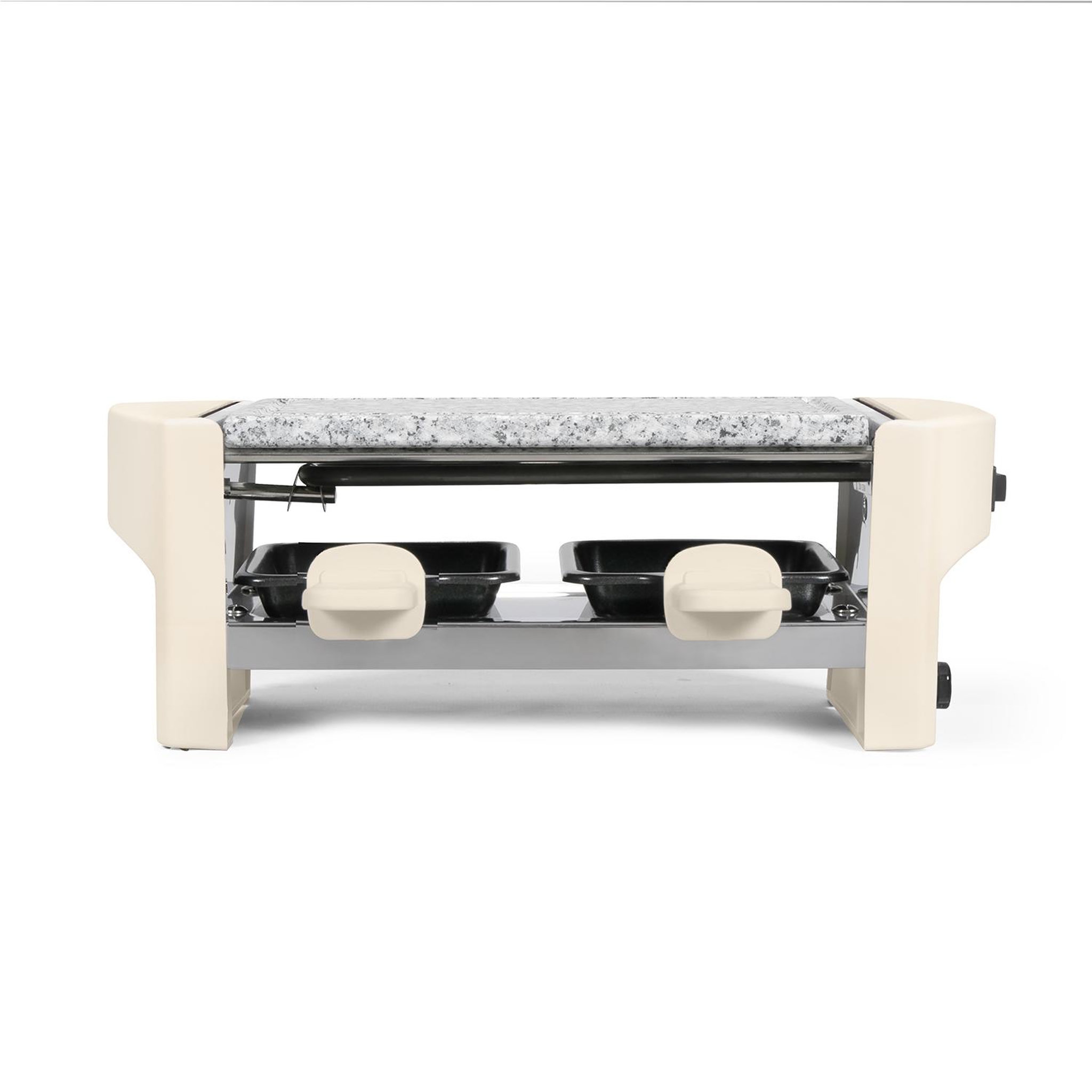 Voir la diapositive 2 : LIVOO Appareil à raclette 2 personnes 320w creme - DOC369C