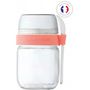 Voir la diapositive 2 : LAGRANGE Lot de 2 pots en verre pour yaourtière - 440402