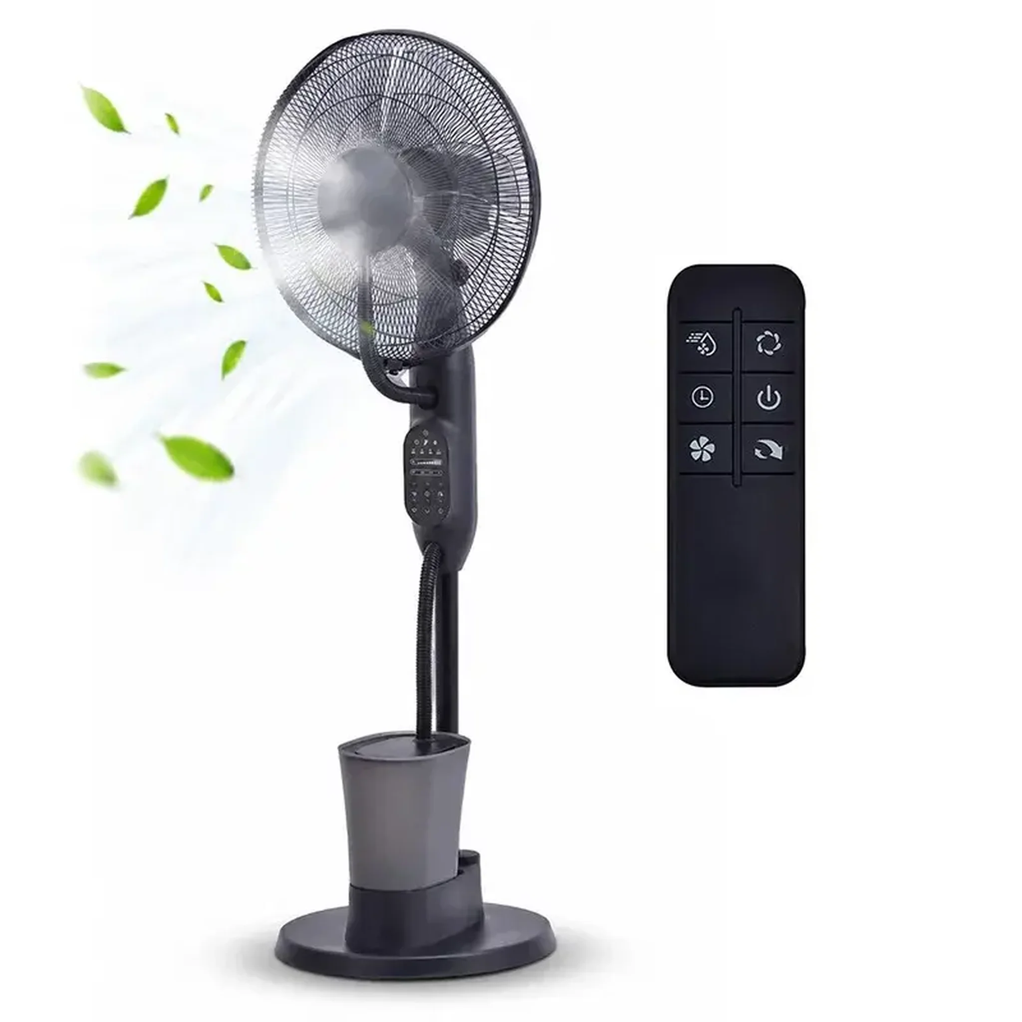 Ventilateur Brumisateur Sur Pied - 40 Cm - 75 W