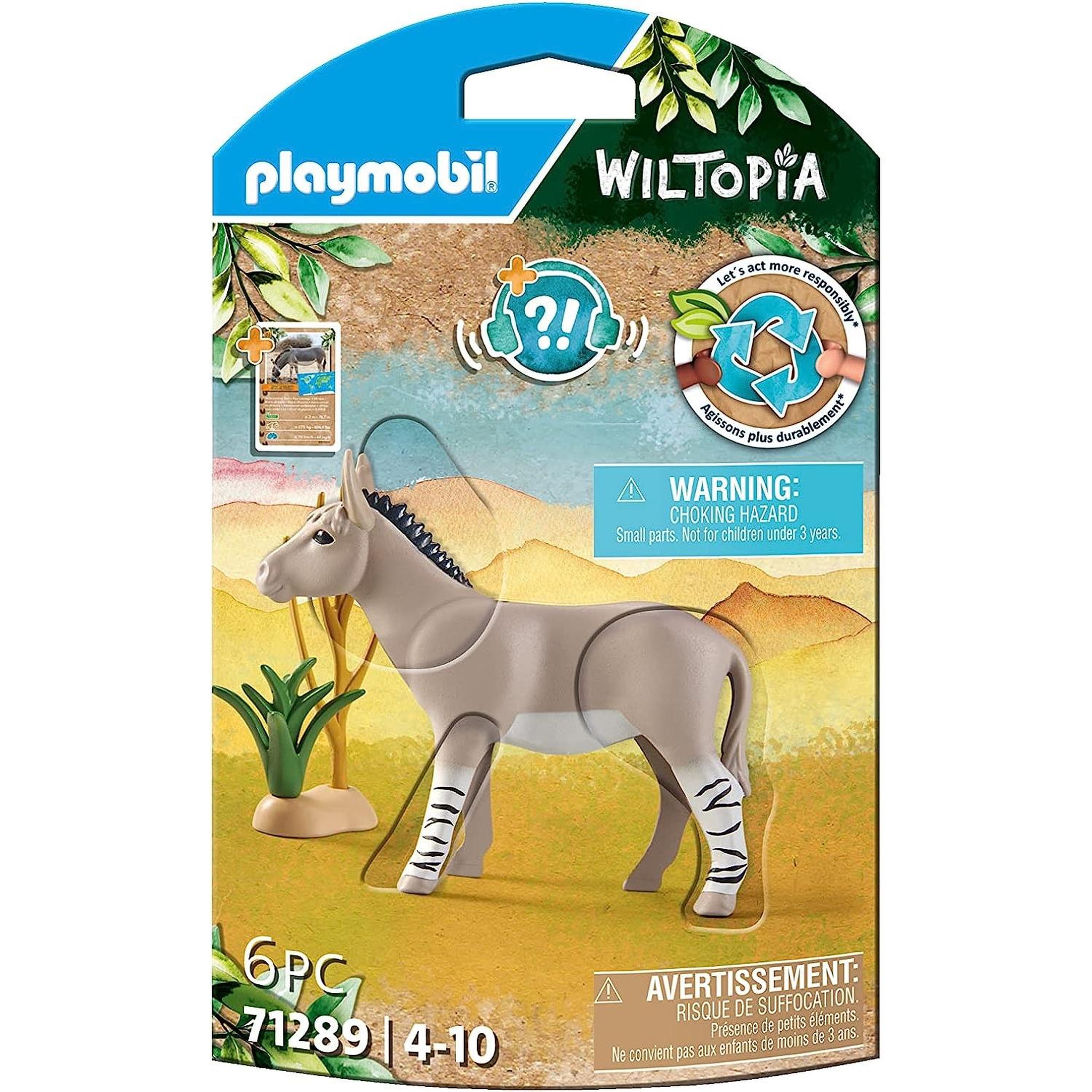 PLAYMOBIL Wiltopia - Âne sauvage d'Afrique