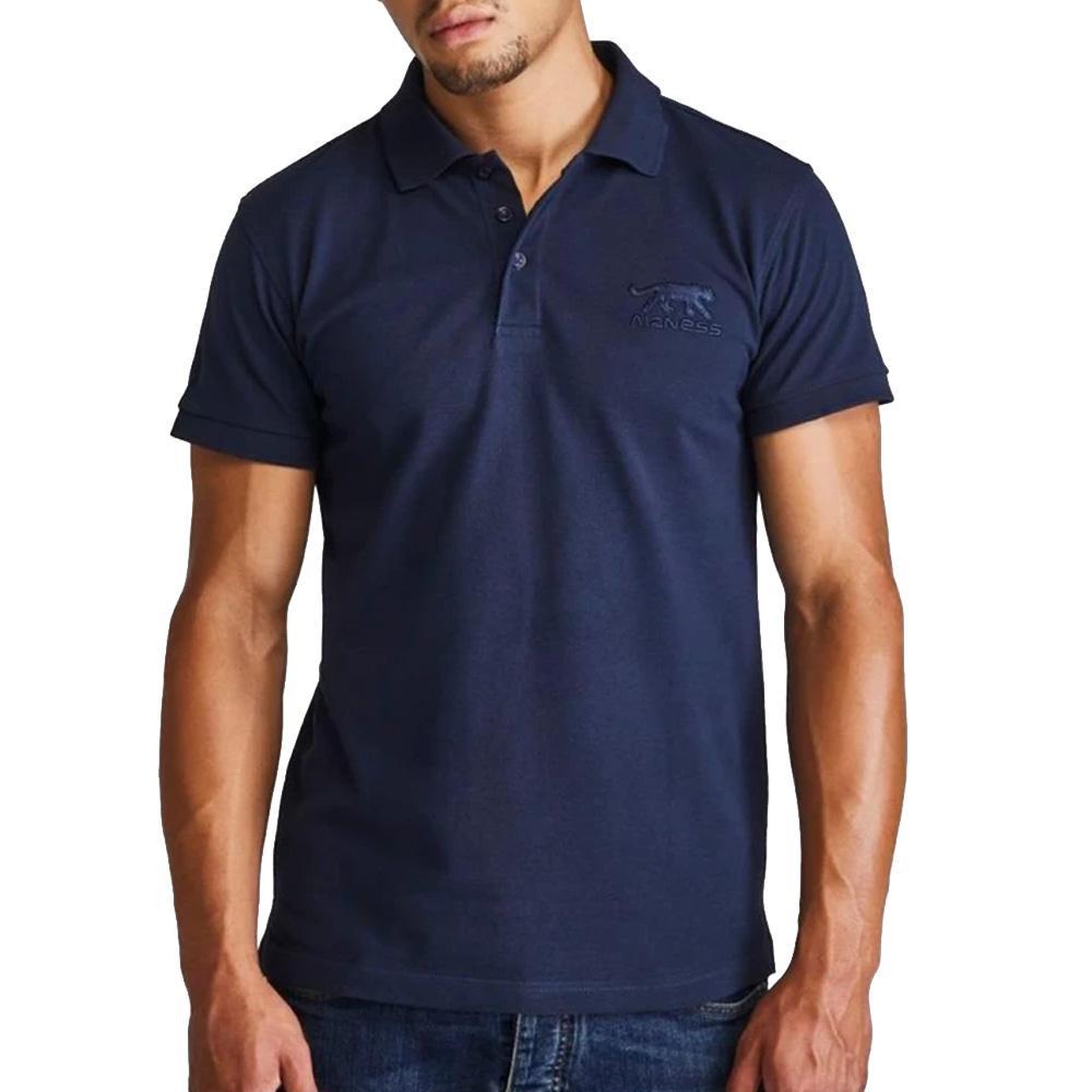 Voir la diapositive 1 : Airness Polo Marine Homme Airness Predator