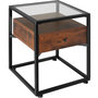 Voir la diapositive 1 : tectake Table de chevet Style industriel 43 x 45 x 545 cm