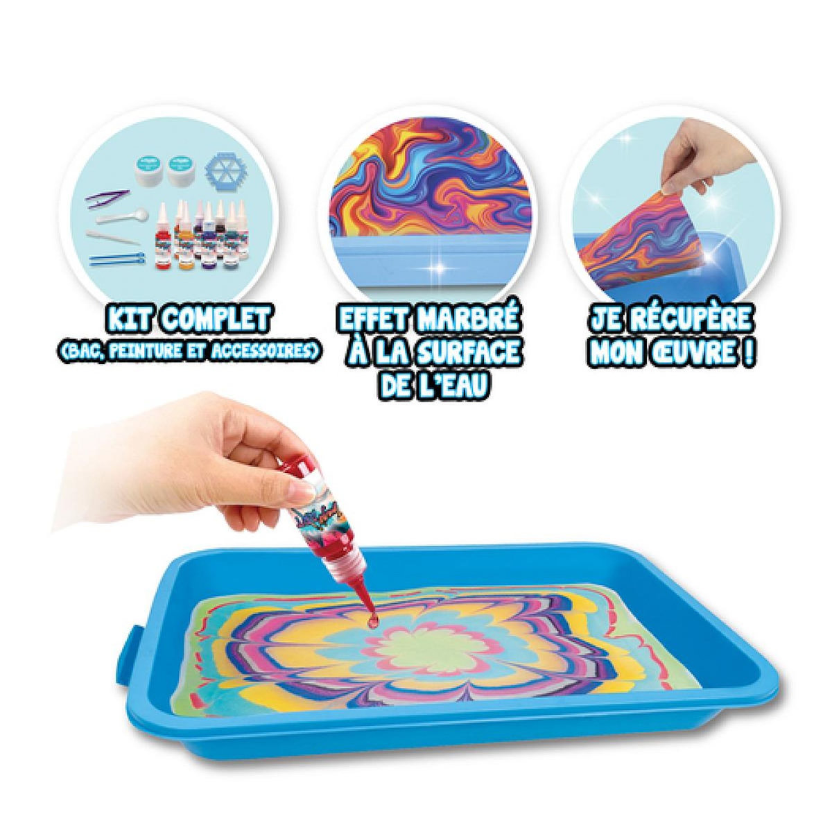 SILVERLIT Coffret creatif Marbling studio