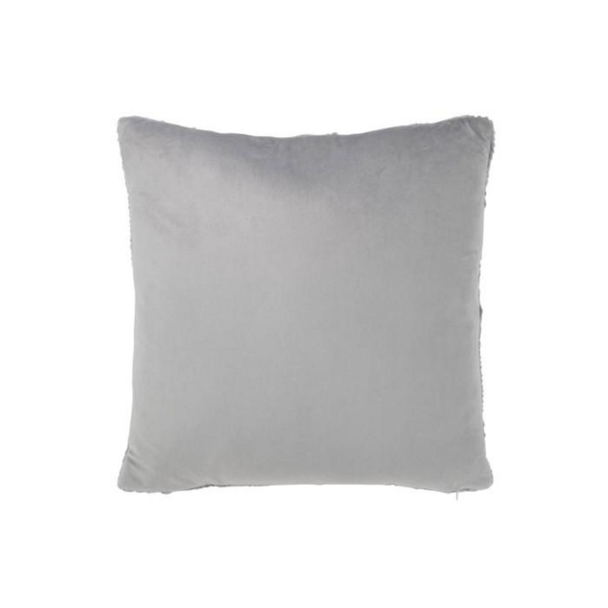 Paris Prix Coussin Déco Tricoté  Twist  45x45cm Gris