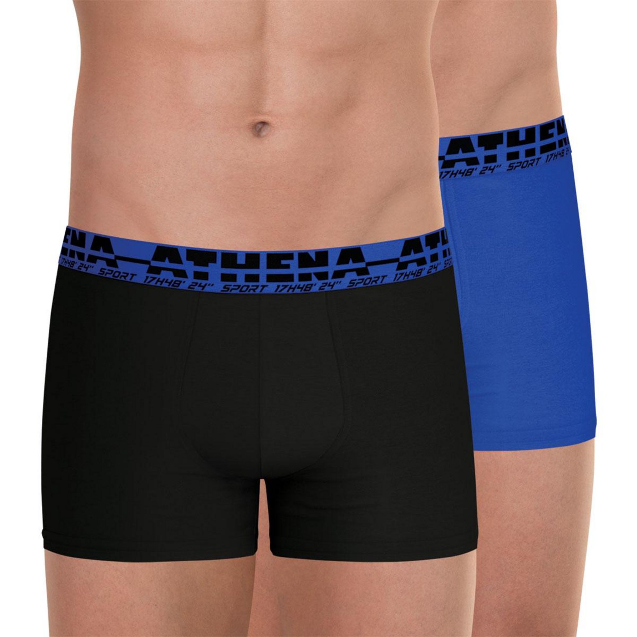 Athena Sport Maillot De Bain Homme Jammer Long – Sérigraphie Rouge Puissante, Confort & Performance