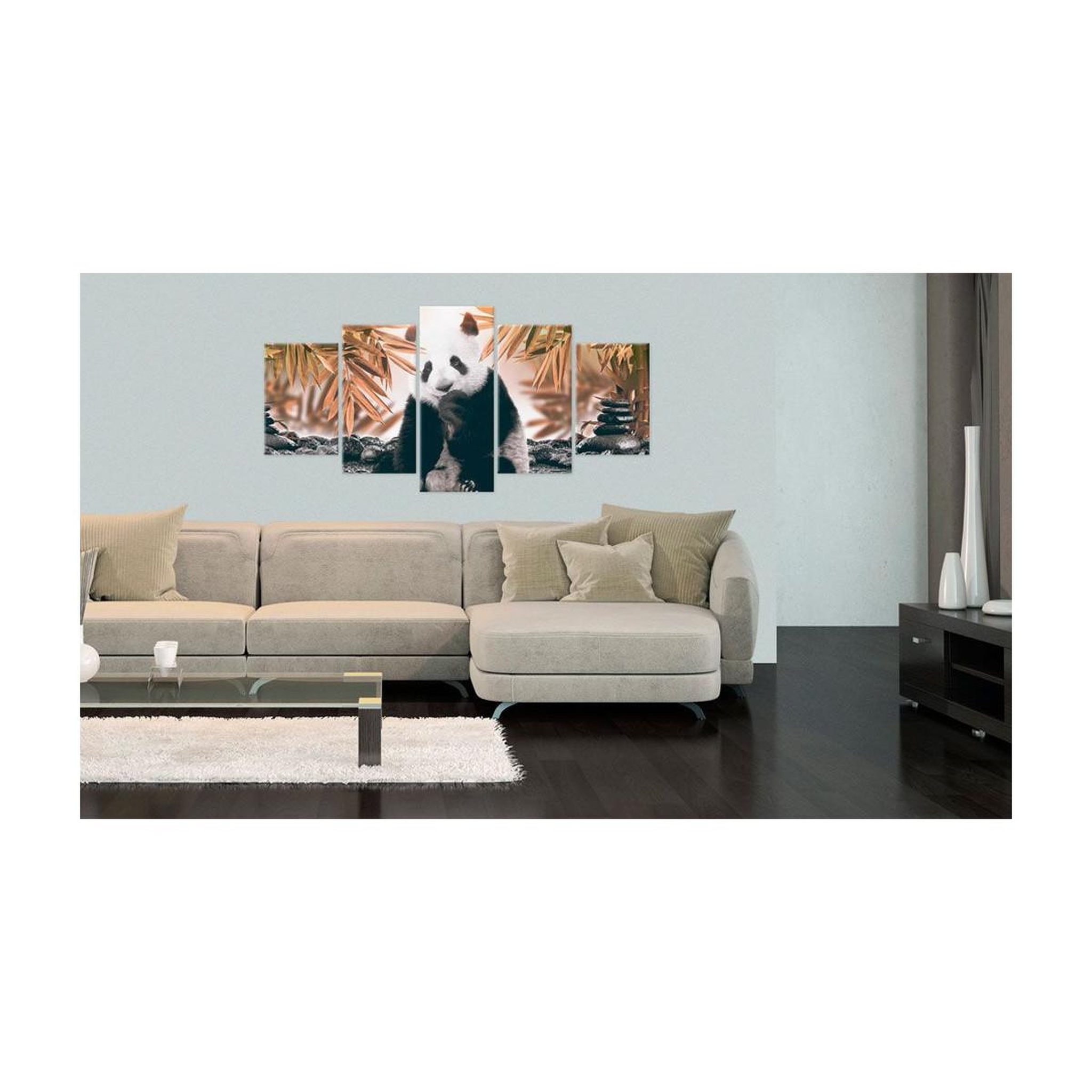 Voir la diapositive 2 : Paris Prix Tableau imprimé  thoughtful panda