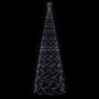 Voir la diapositive 4 : VIDAXL Arbre de Noël cône 1400 LED Blanc froid 160x500 cm
