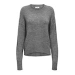 JACQUELINE DE YONG Pull  Femme JDY Curved. Coloris disponibles : Gris