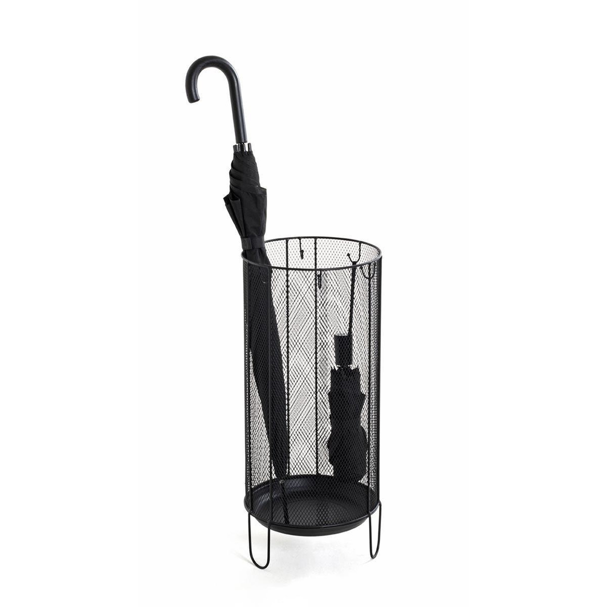 Voir la diapositive 5 : Paris Prix Porte-parapluie en métal  laqué  58cm noir