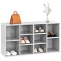 Voir la diapositive 3 : VIDAXL Banc a chaussures Gris beton 103x30x54,5 cm Bois d'ingenierie