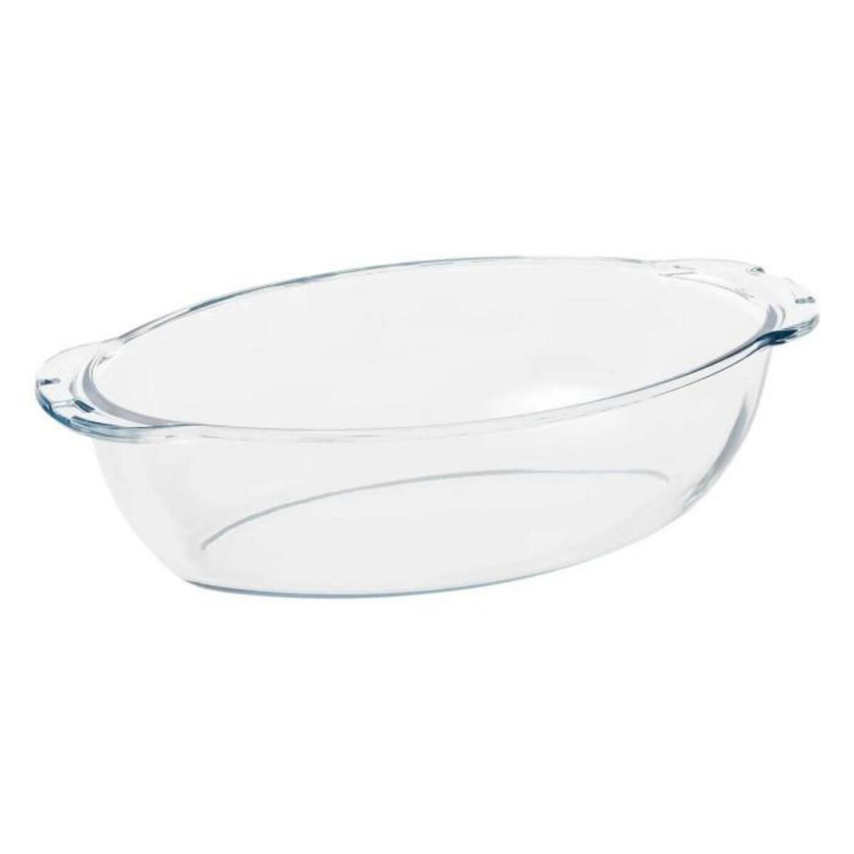 FIVE Plat à Four en Verre  Ovale  34cm Transparent