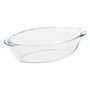Voir la diapositive 2 : FIVE Plat à Four en Verre  Ovale  34cm Transparent