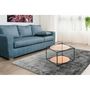 Voir la diapositive 3 : Paris Prix Table d'Appoint Design  Cody  50cm Terracotta & Noir