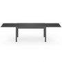 Voir la diapositive 3 : ID MARKET Table de jardin extensible rectangle MADRID 135-270 CM 8-12 personnes gris anthracite