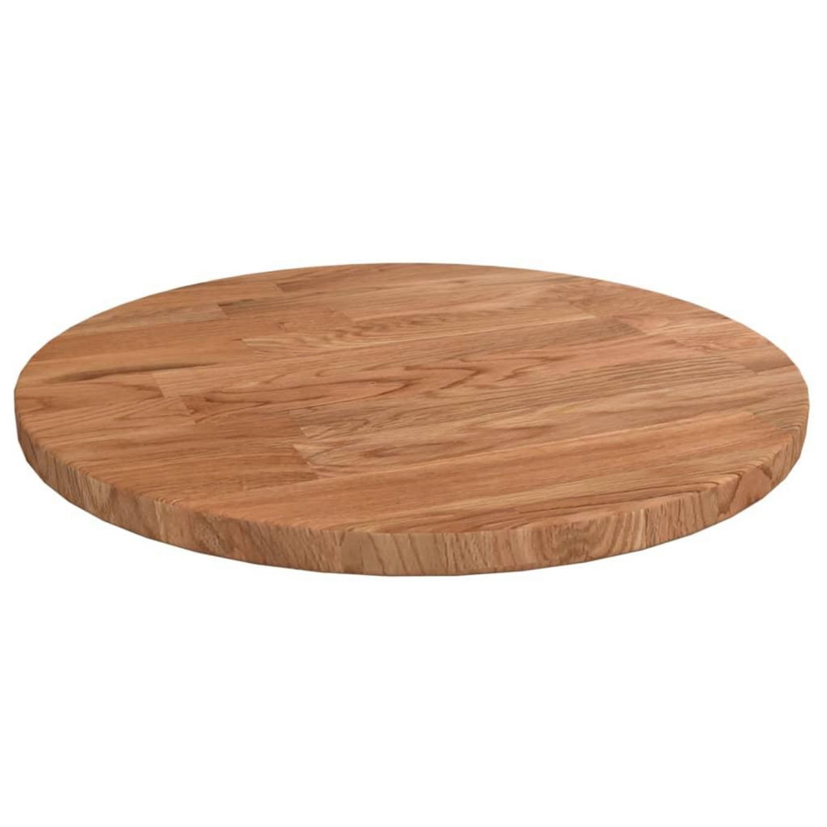 VIDAXL Dessus de table rond Marron clair Ø30x1,5 cm Bois chene traite