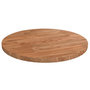 Voir la diapositive 1 : VIDAXL Dessus de table rond Marron clair Ø30x1,5 cm Bois chene traite