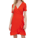 Vero Moda Robe Orange Femme Vero Moda Haya. Coloris disponibles : Orange