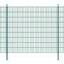VIDAXL Panneaux et poteaux de cloture 2D pour jardin 2008x1830 mm 50 m