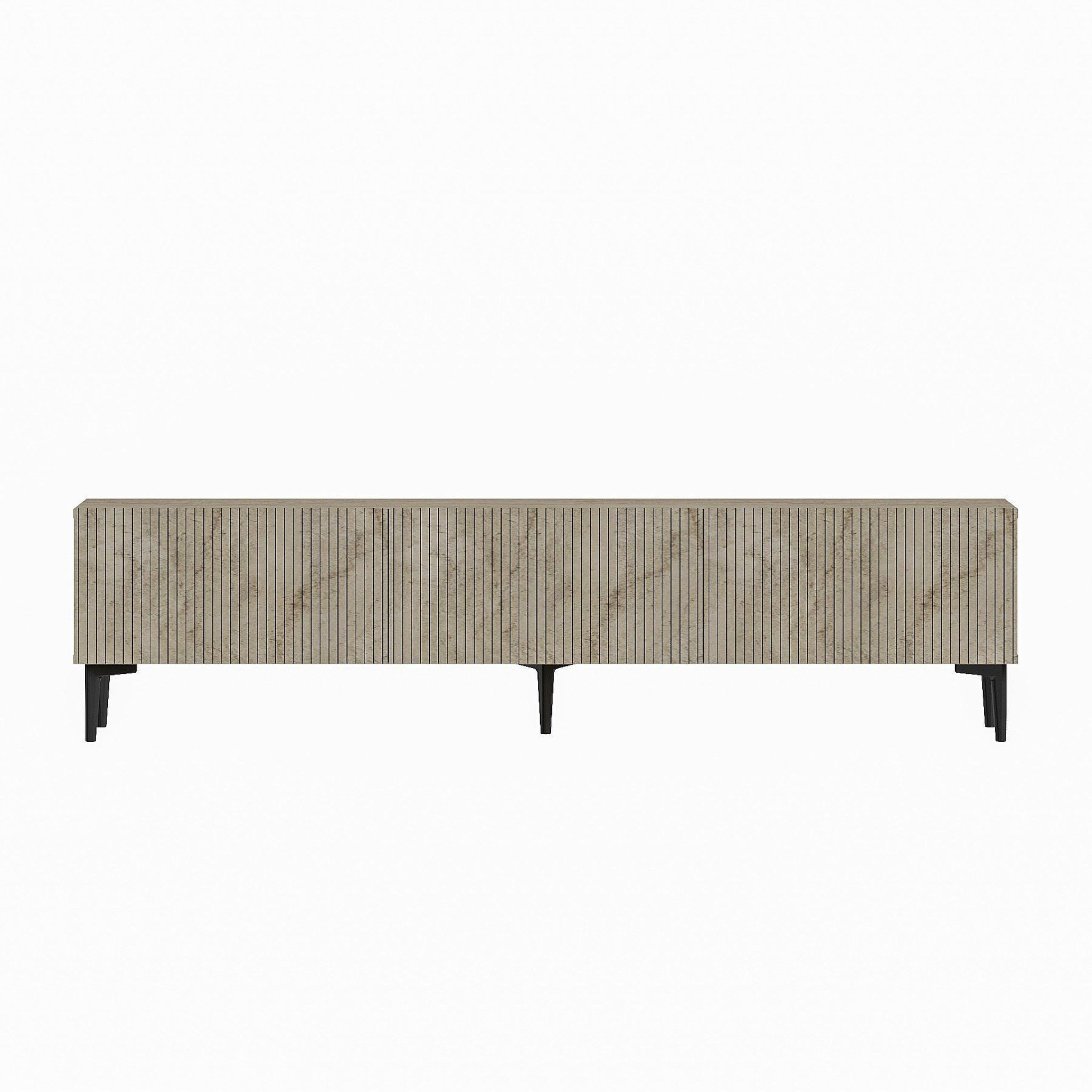 Habitat et Jardin Meuble tv en bois  oscar  - 180 x 31 x 45 cm - beige