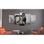 Voir la diapositive 2 : Paris Prix Tableau Imprimé 5 Panneaux  Proud Monkey Wide