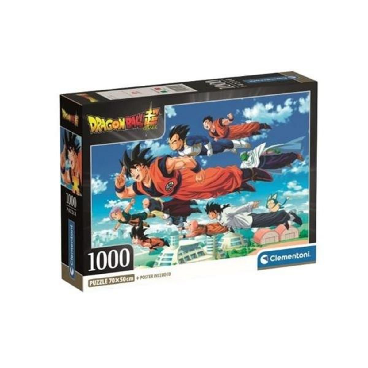 CLEMENTONI Puzzle compact 1000 pièces Clementoni Dragon Ball Super