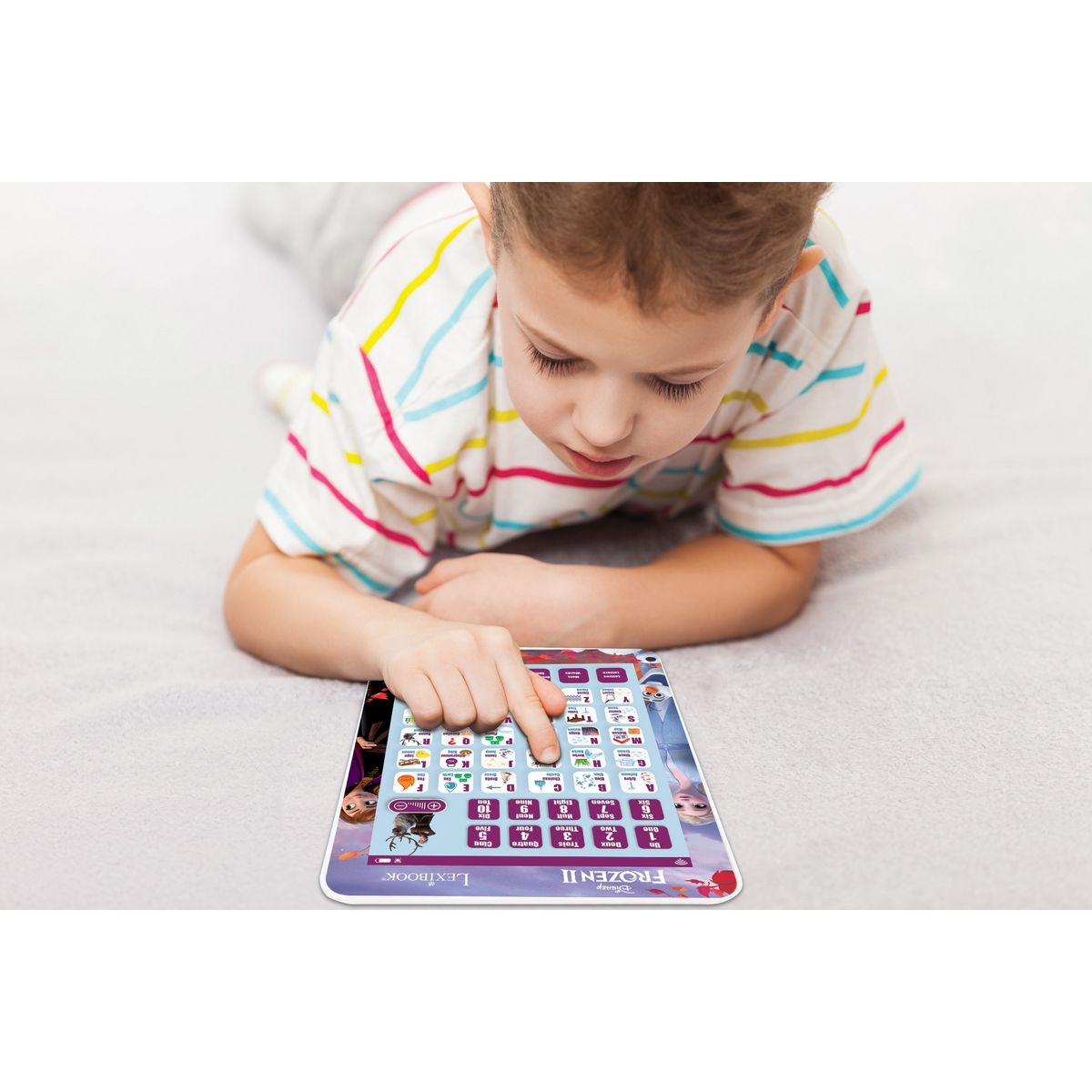 LEXIBOOK Tablette éducative Reine des Neiges EN/FR