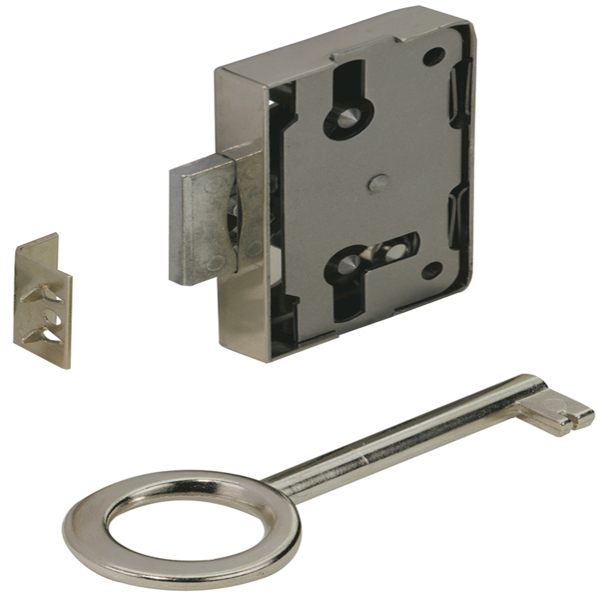 CENTRALE BRICO Serrure de meuble acier en applique HETTICH 20 mm réversible