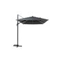 Voir la diapositive 1 : HESPERIDE Parasol déporté rectangulaire Melhia Graphite avec LED - 4 x 3 m - Hespéride