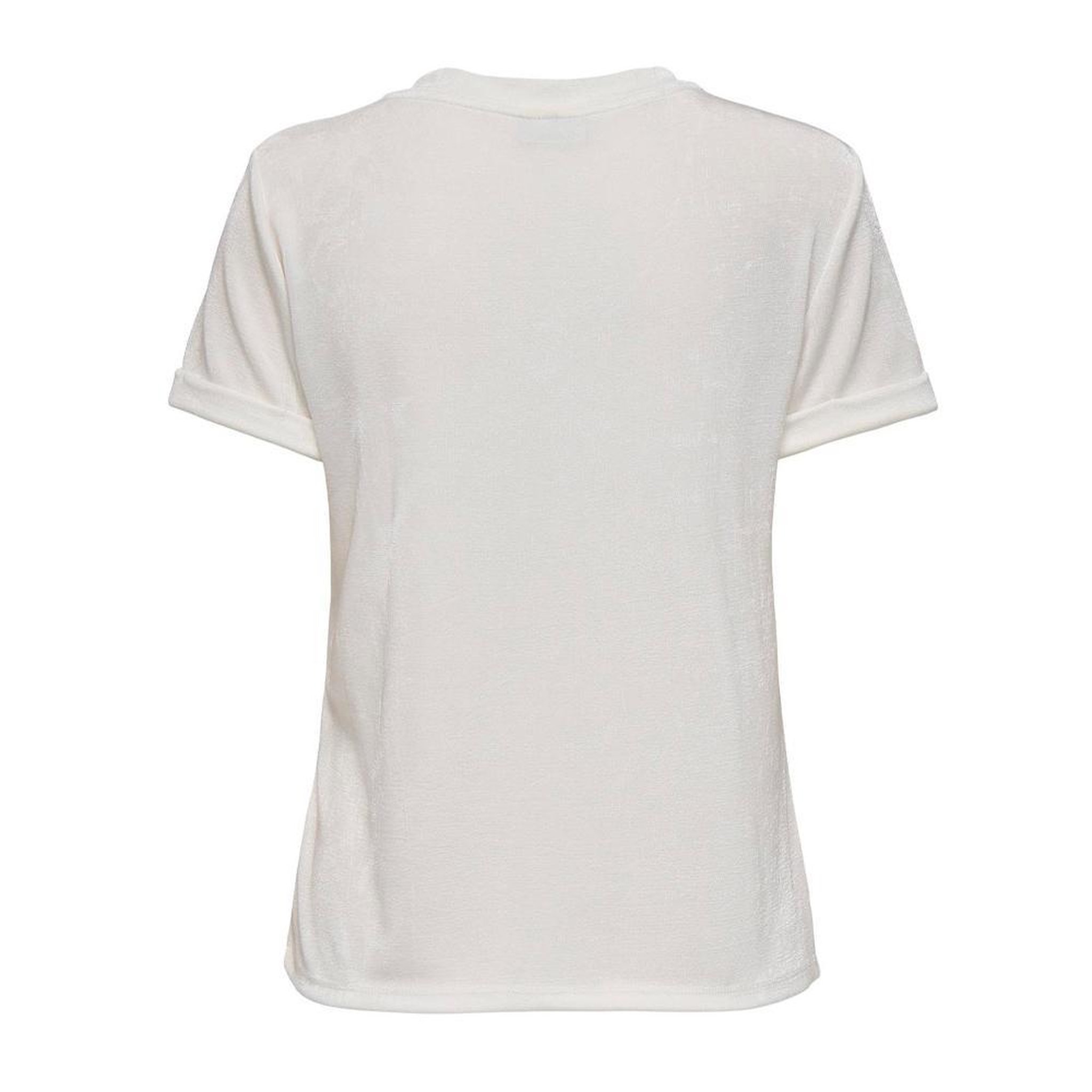 Voir la diapositive 2 : JACQUELINE DE YONG T Shirt Ecru Femme JDY Pensa