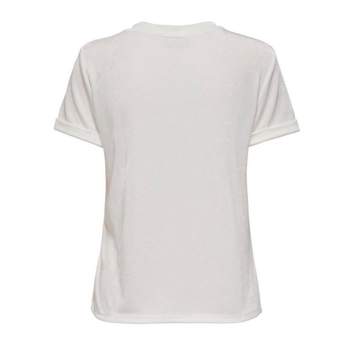 JACQUELINE DE YONG T Shirt Ecru Femme JDY Pensa