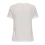 Voir la diapositive 2 : JACQUELINE DE YONG T Shirt Ecru Femme JDY Pensa