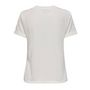 Voir la diapositive 2 : JACQUELINE DE YONG T-Shirt Ecru Femme JDY Pensa