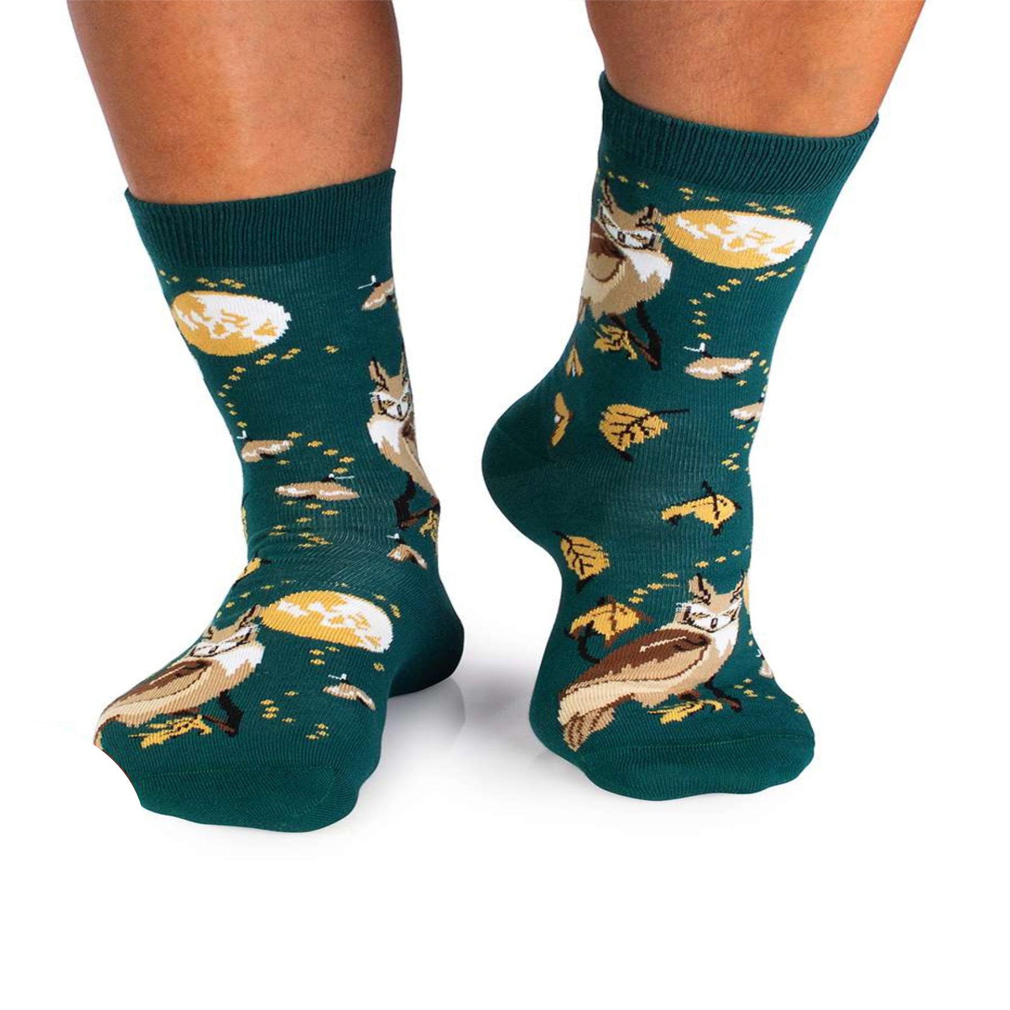 Voir la diapositive 3 : PIRIN HILL Chaussettes coton bio automne chouettes