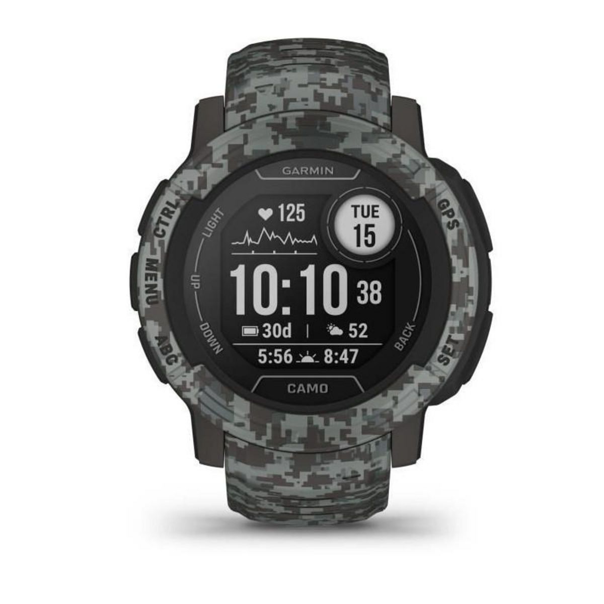 GARMIN Montre connectee - GARMIN - Instinct 2 - Camo Edition - Graphite Camo