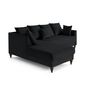 Voir la diapositive 3 : BEST MOBILIER Flamingo - canapé d'angle gauche 4 places convertible en velours
