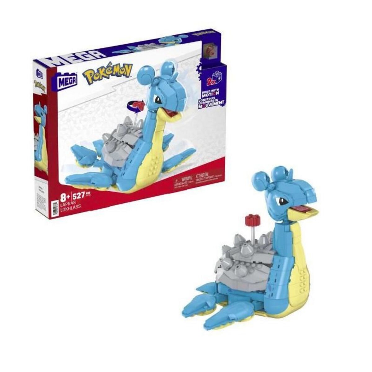 MEGA BLOKS POKEMON - LOKHLASS - MEGA - HKT26 - BRIQUES DE CONSTRUCTION MEGABLOKS LICENCE