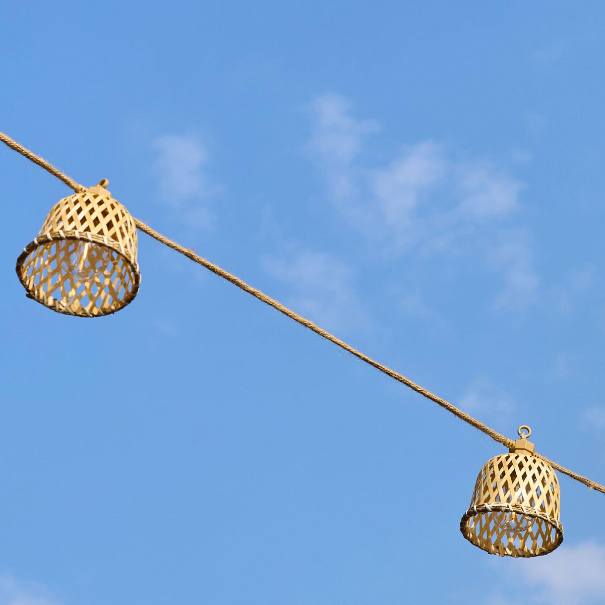 Lumisky Guirlande lumineuse MALY Beige Bambou 8m