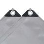 Voir la diapositive 3 : VIDAXL Bache 650 g / m^2 2 x 3 m Gris