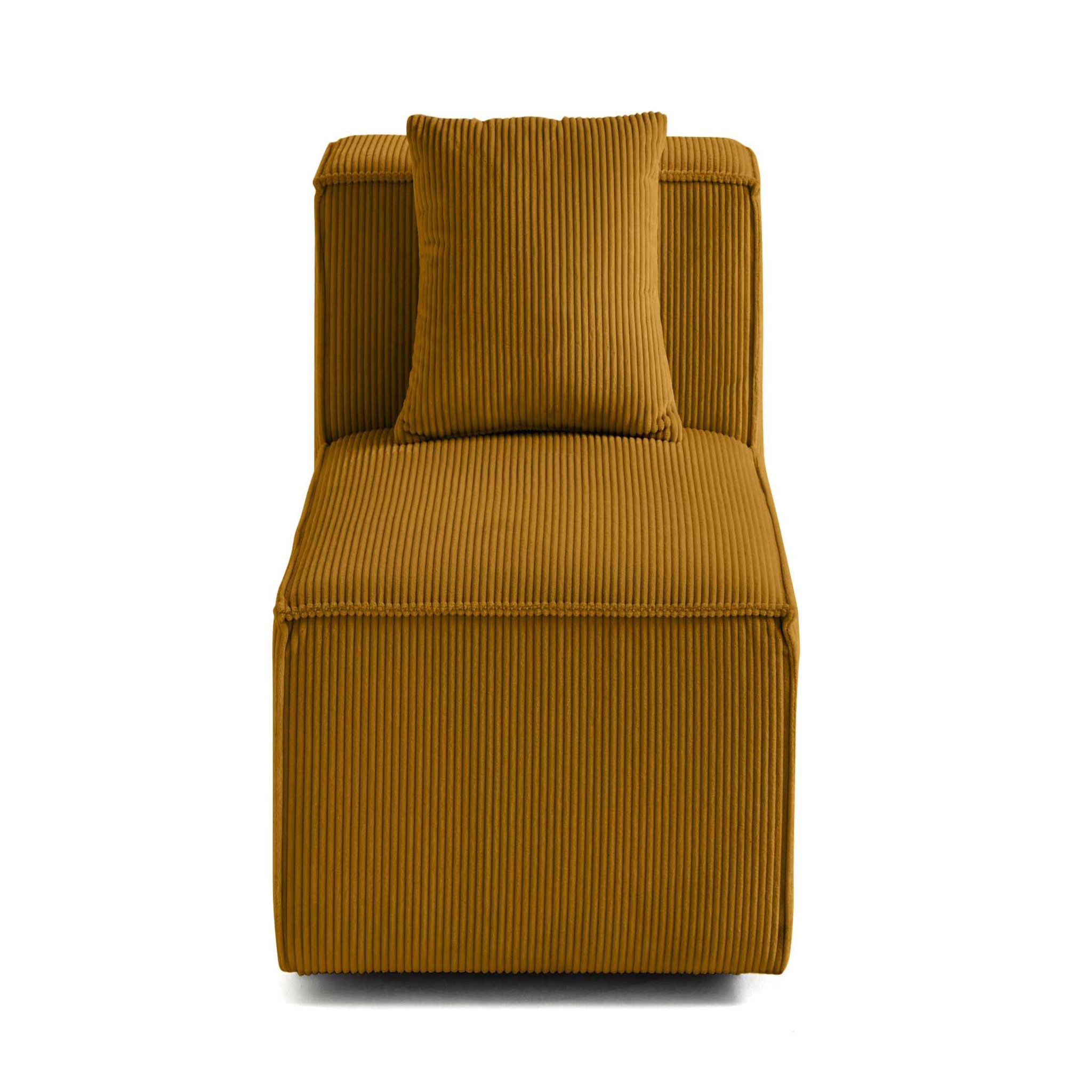 Voir la diapositive 1 : BEST MOBILIER Arty - module d'assise - en velours côtelé