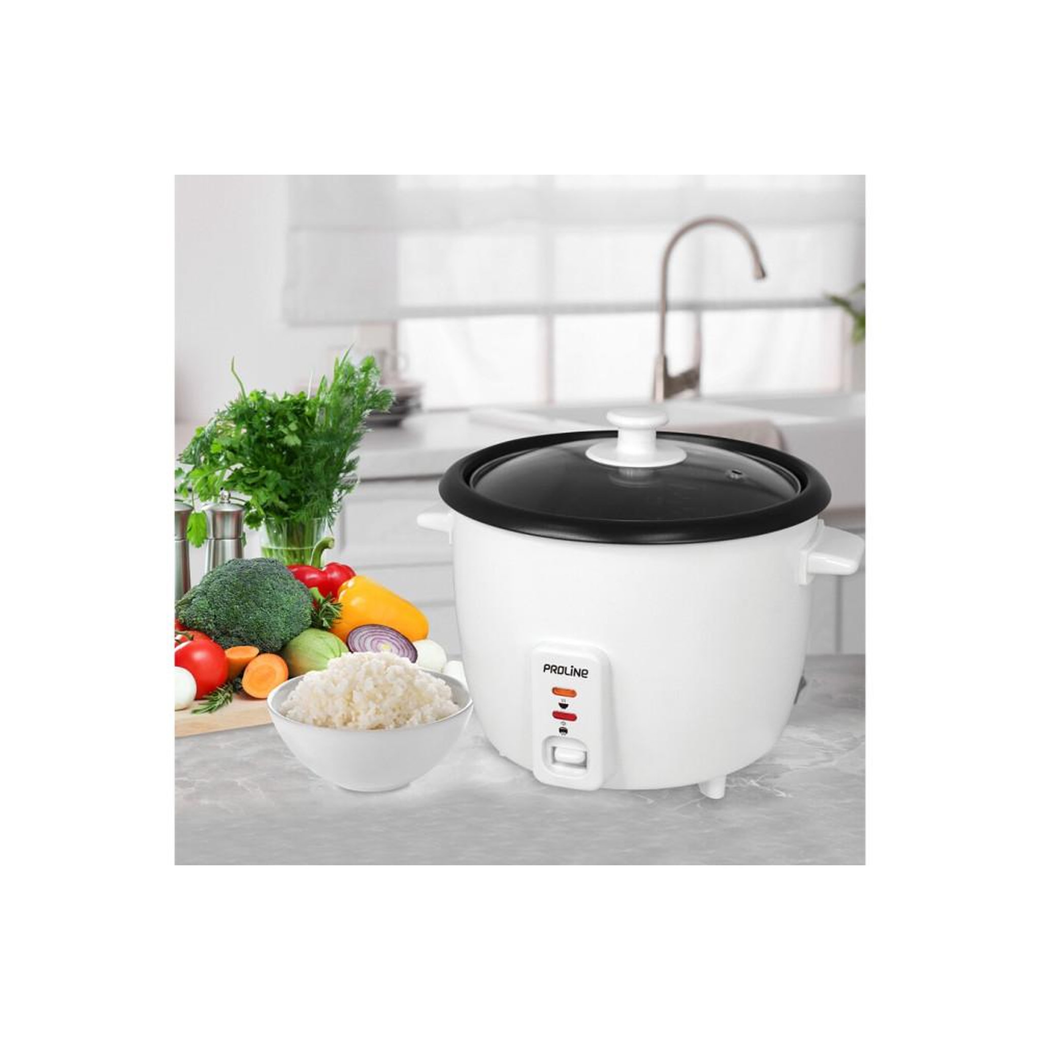 Voir la diapositive 3 : Cuiseur à riz électrique RC500W 500 W, capacité 1,5 L, antiadhésif, cuisson automatique et maintien au chaud