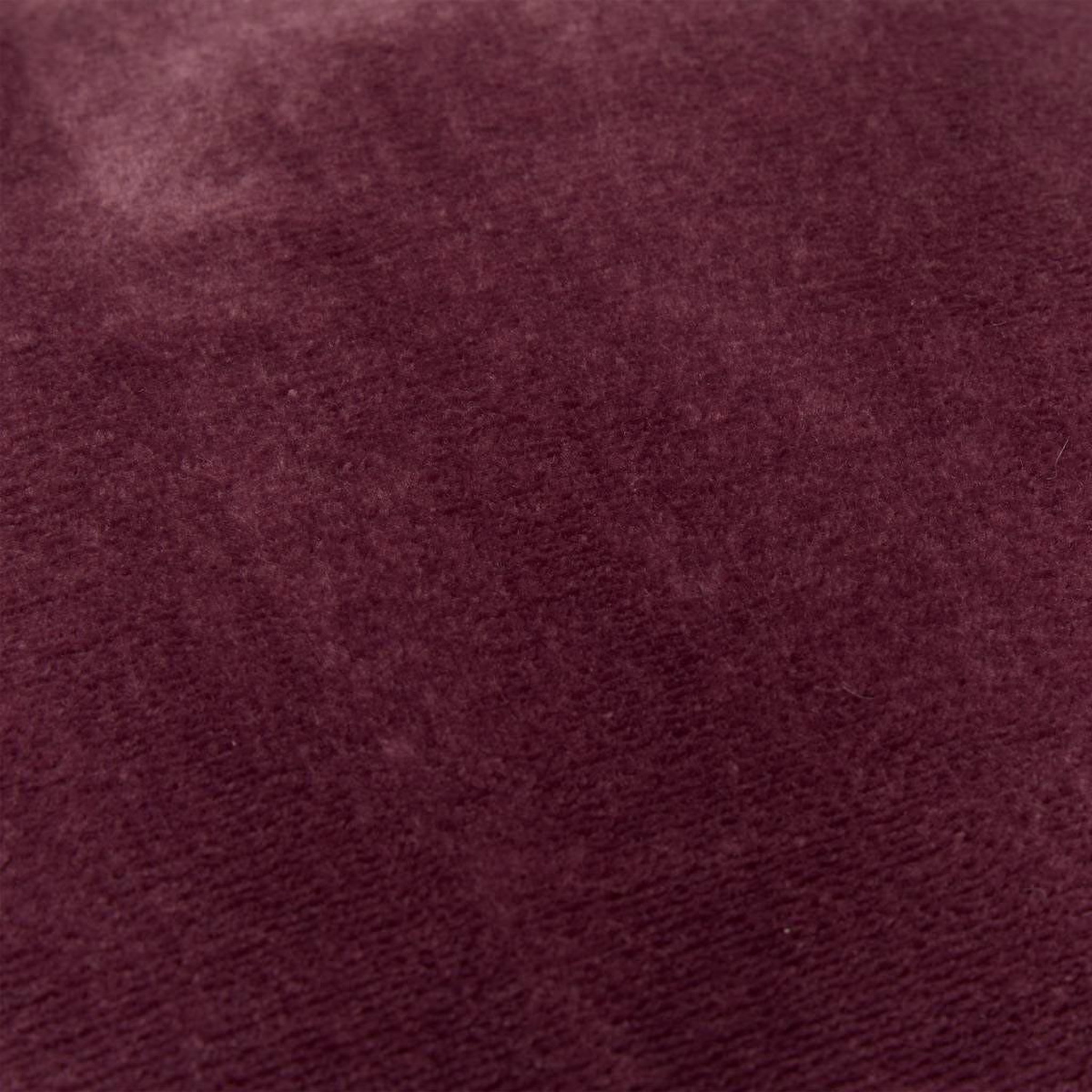 Voir la diapositive 4 : ATMOSPHERA Coussin en flanelle uni  ollis  38x38cm violet