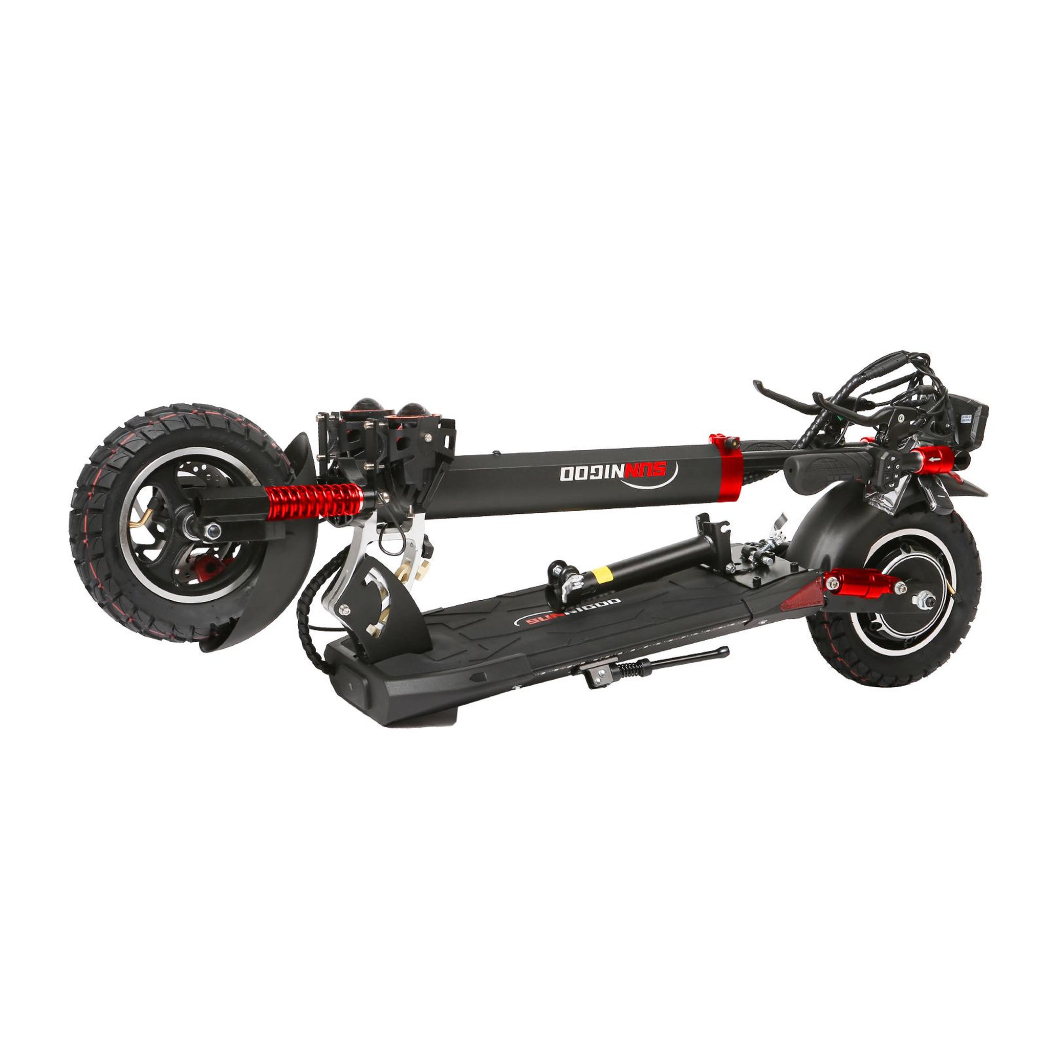 Voir la diapositive 2 : SUNNIGOO Trottinette électrique sunnigoo n3lmax, batterie 48 v 15 ah, nfc, selle amovible, noire