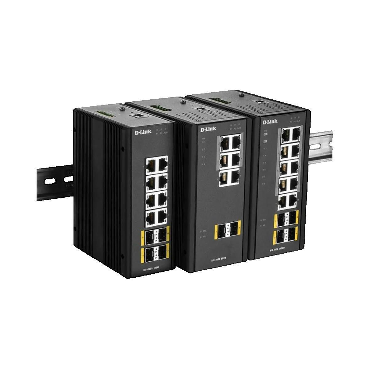 D-Link Commutateur Ethernet D-Link DIS-300G-14PSW Gigabit 10 ports PoE