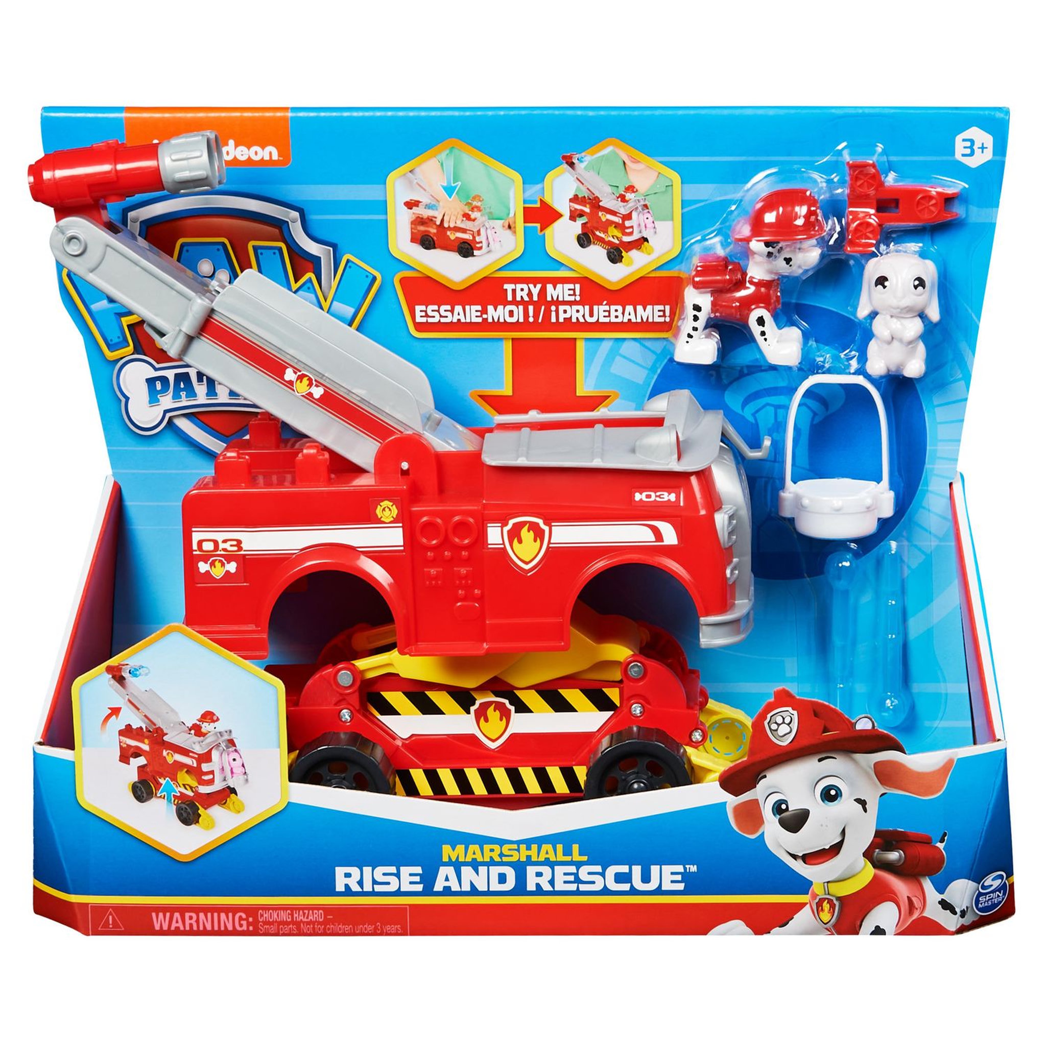 Voir la diapositive 4 : SPIN MASTER Véhicule Rise & Rescue Marcus La Pat' Patrouille