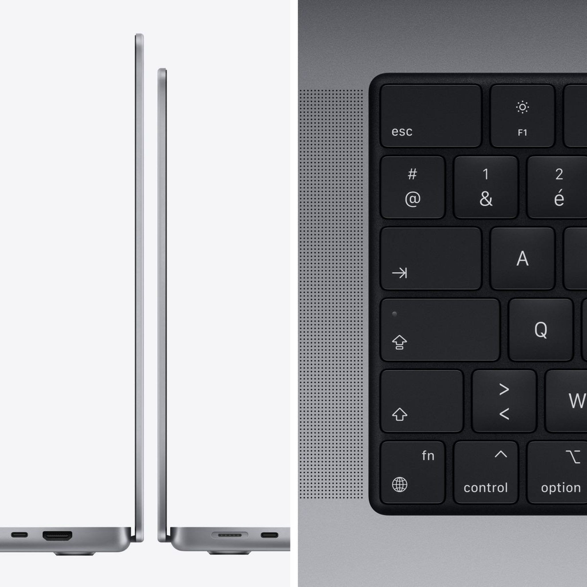 Voir la diapositive 5 : APPLE Ordinateur Apple Pro 14 M1 Pro 512 Gris Sideral